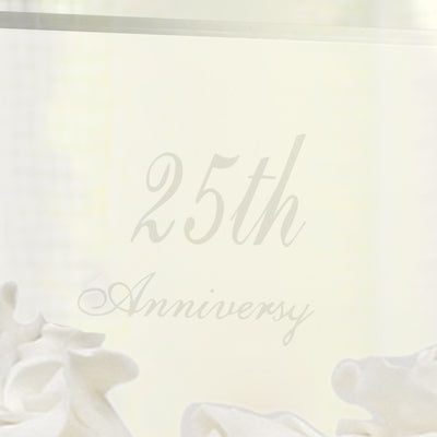25th Wedding Anniversary Acrylic Cake Topper - Wedding Collectibles