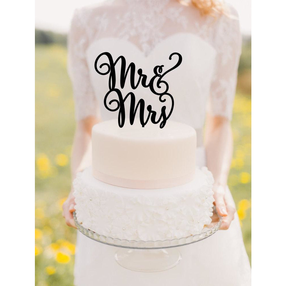 Mr & Mrs Wedding Cake Topper - Custom Cake Topper - Wedding Collectibles