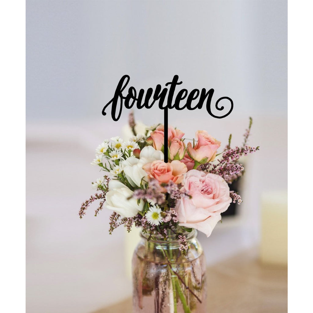 Wedding Table Numbers - Wedding Collectibles