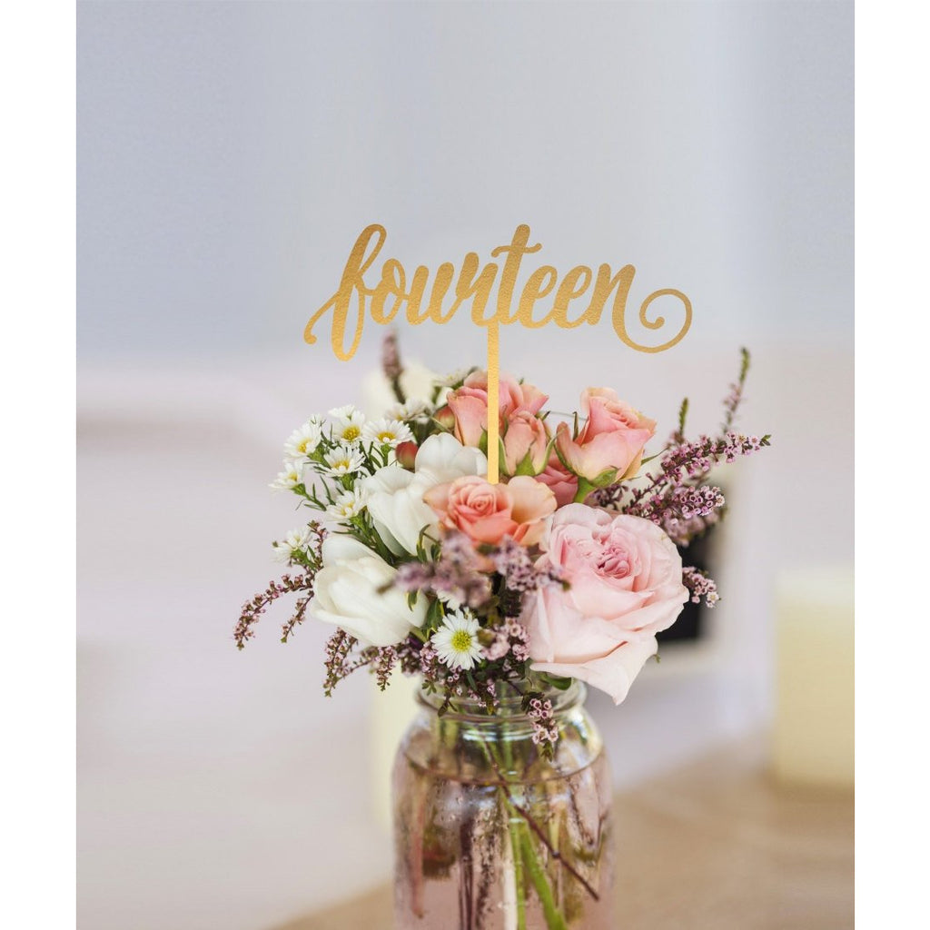 Wedding Table Numbers - Wedding Collectibles