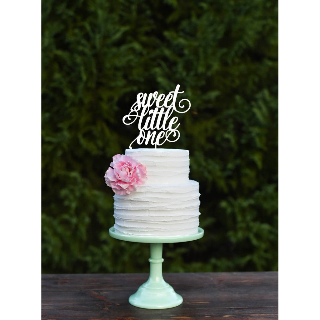 Sweet Little One Baby Shower Cake Topper Gender Reveal Cake Topper - Wedding Collectibles