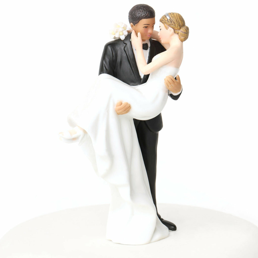 Interracial Wedding Cake Toppers