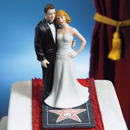 Hollywood Glamour Couple "Stars for a Day" Figurine - Wedding Collectibles