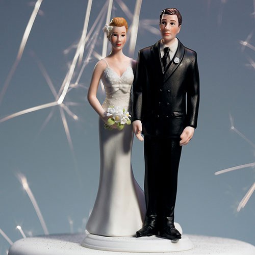 The Love Pinch Bridal Couple Figurine - Wedding Collectibles