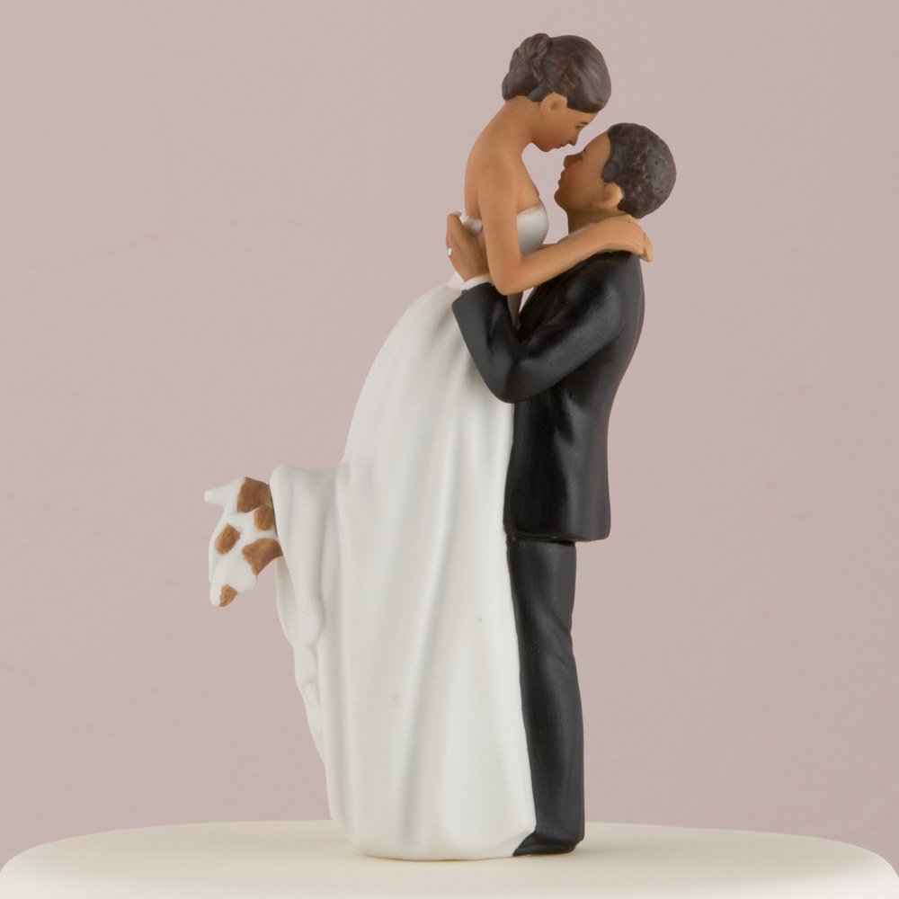 True Romance Couple Figurine -Medium Skin Tone - Wedding Collectibles