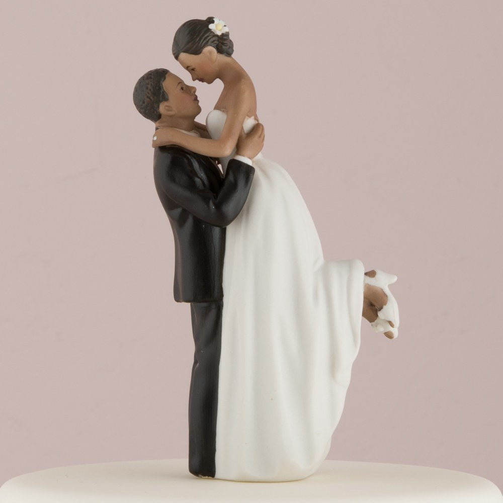 True Romance Couple Figurine -Dark Skin Tone - Wedding Collectibles