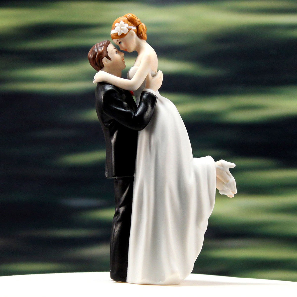 True Romance Bride and Groom Wedding Cake Topper Figurine - Wedding Collectibles