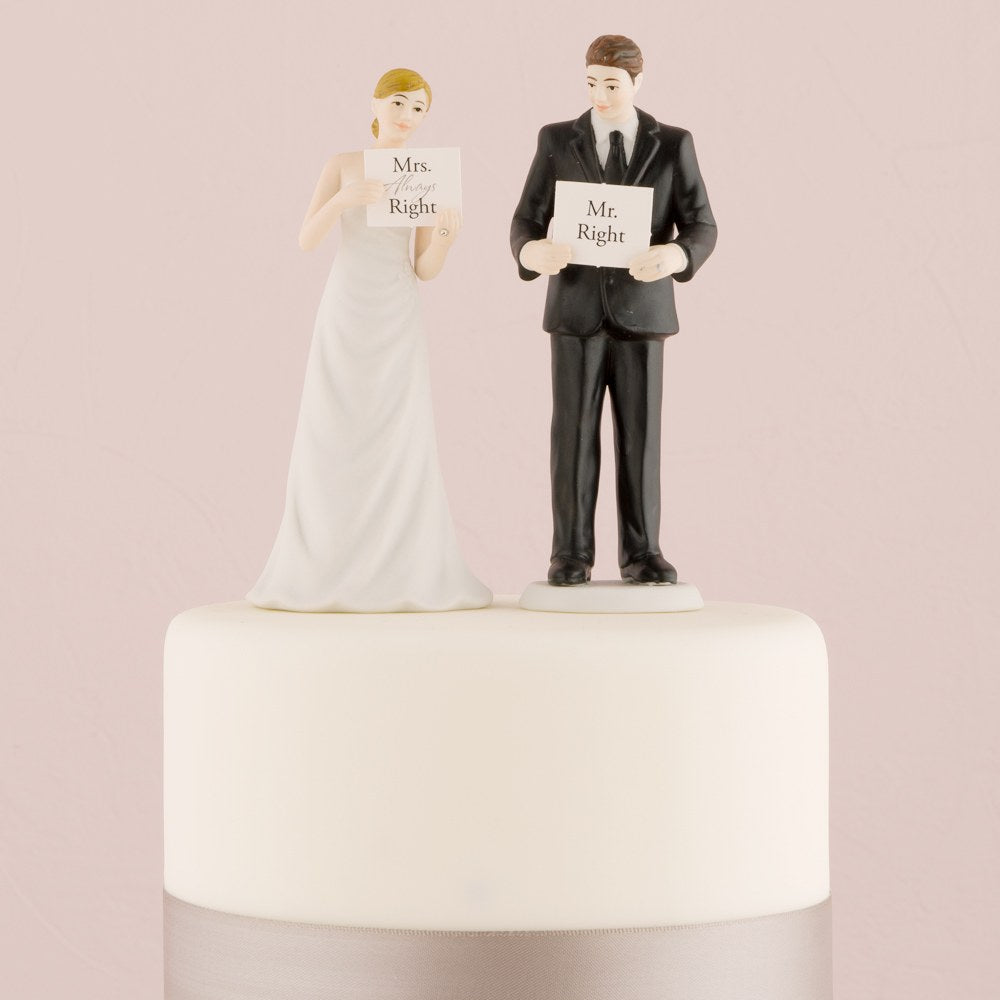 Personalised Wedding Cake Topper - Mr & Mrs Surname with ...