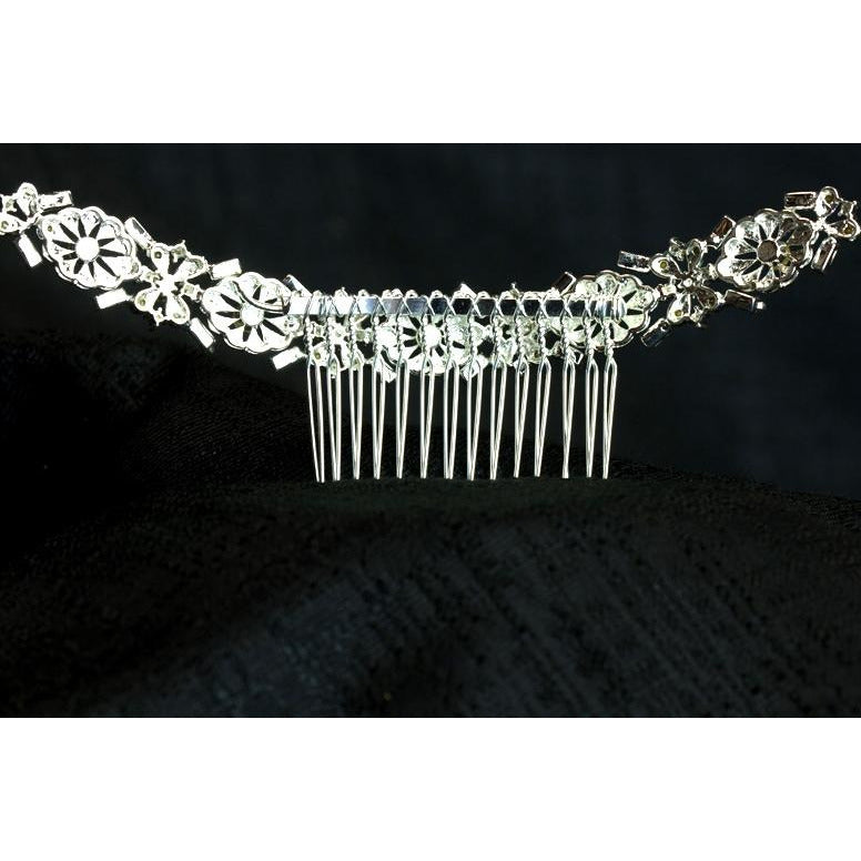 Art Deco Swarovski Crystal Comb - Wedding Collectibles