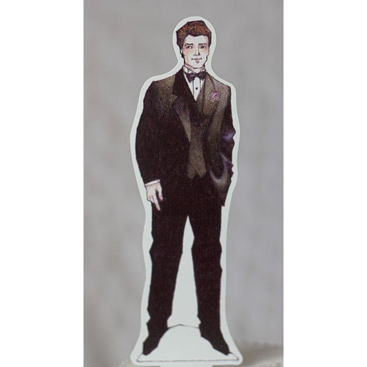 Black Tie Groom Paper Doll Mix and Match - Wedding Collectibles