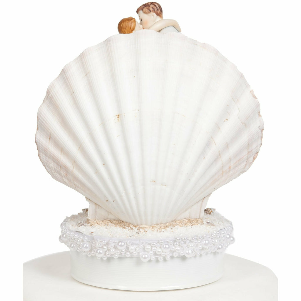 Beach Get Away Shell Wedding Cake Topper - Wedding Collectibles