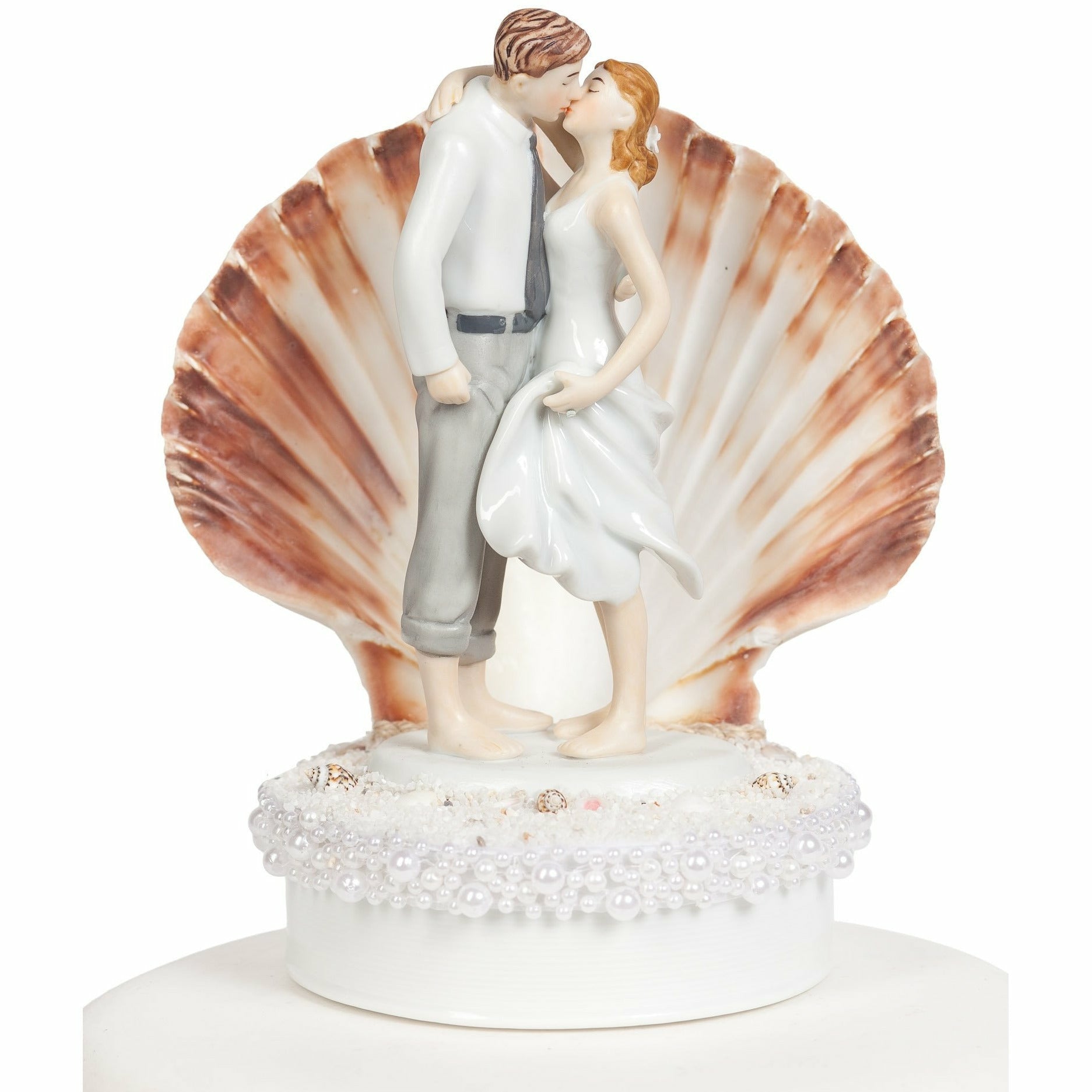 Wedding Collectibles Beach Get Away Shell Cake Topper