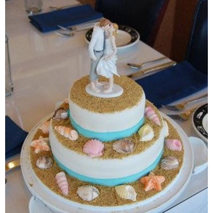"Beach Get Away" Wedding Cake Topper - Wedding Collectibles