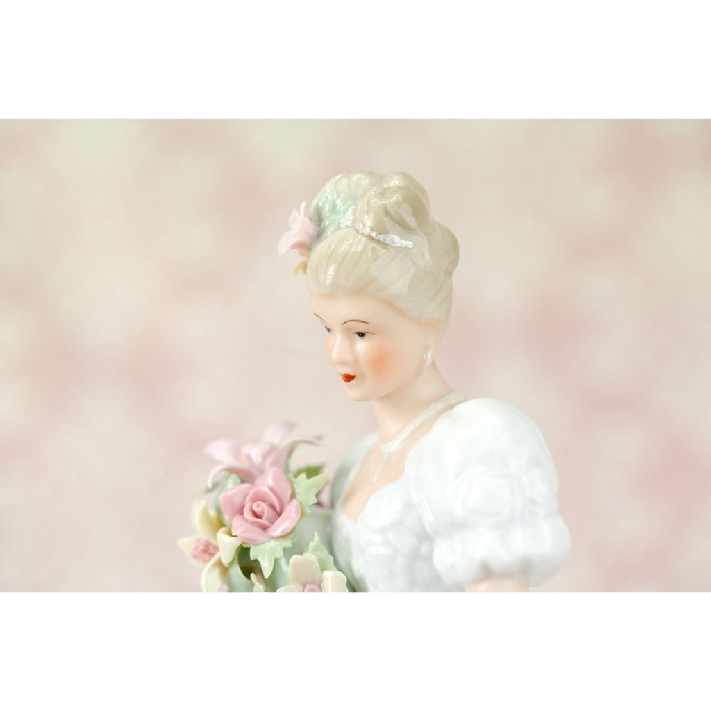 Blushing Bride Porcelain Wedding Figurine - Wedding Collectibles