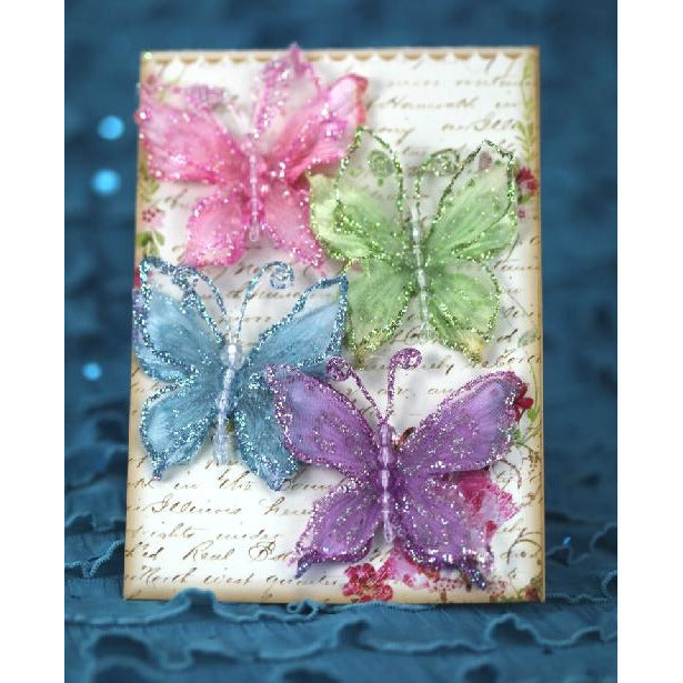 Butterfly Princess Quinceanera Guestbook & Pen Set - CUSTOM COLORS! - Wedding Collectibles