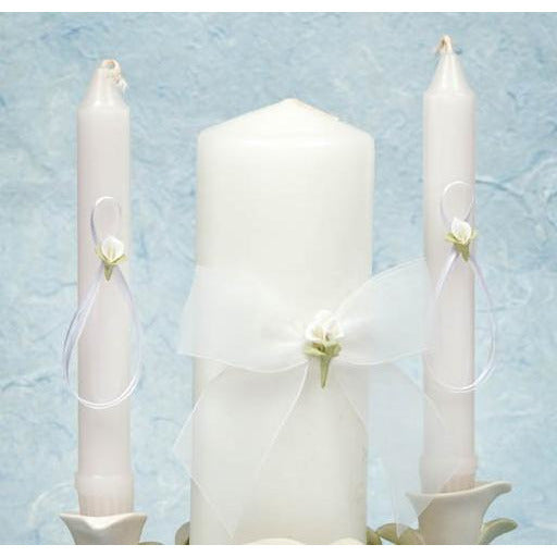 Calla Lily Bouquet Wedding Unity Candle Set - Wedding Collectibles