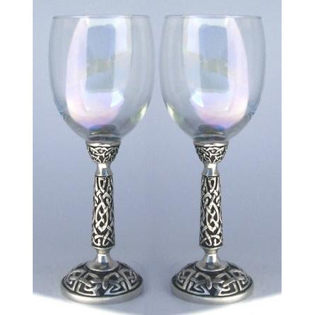 Celtic Wedding Toasting Glasses Set - Wedding Collectibles