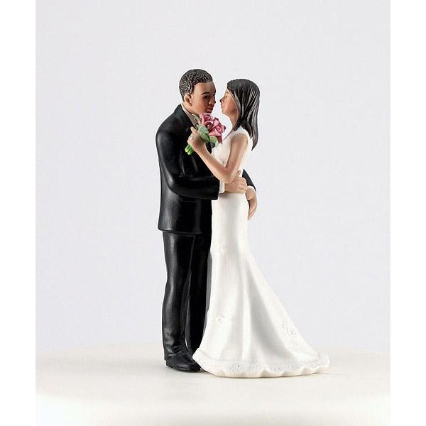 Cheeky Couple Figurine "My Main Squeeze"-medium skin tone - Wedding Collectibles