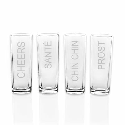 Cheers Shooters (Set of 4) - Wedding Collectibles