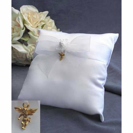Cherub Angel Wedding Ring Bearer Pillow - Wedding Collectibles