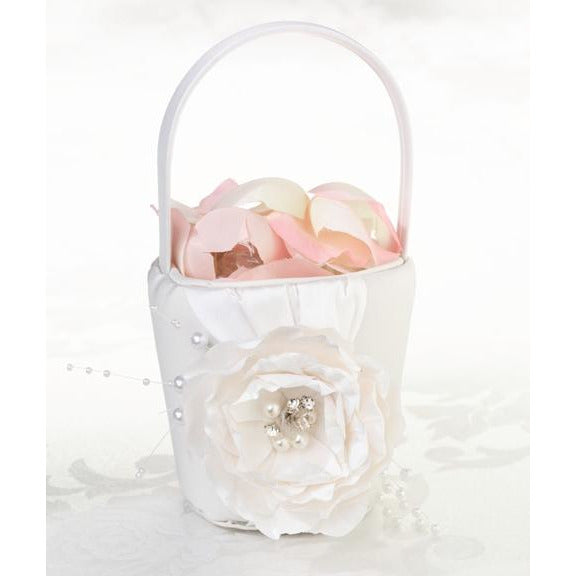 Chic & Shabby Flower Basket - Wedding Collectibles