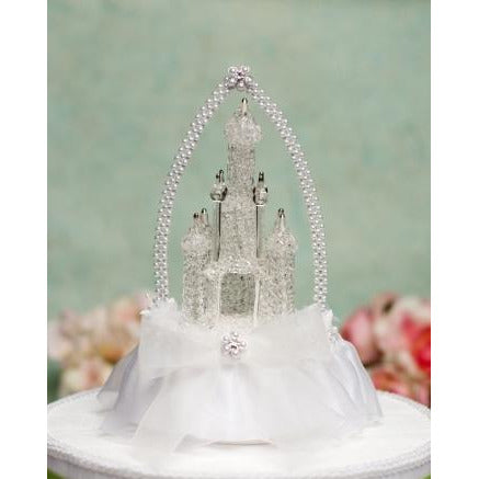 Cinderella Castle Cake Topper with Arch - Wedding Collectibles