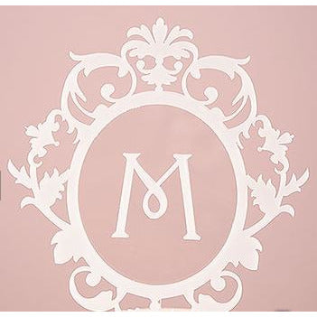 Classic Floating Monogram White Acrylic Cake Topper – Wedding Collectibles
