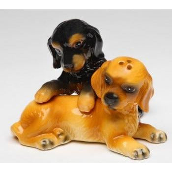 Cocker Spaniel Dogs Cake Topper Figurine - Wedding Collectibles
