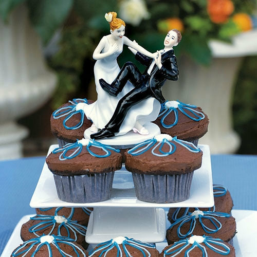 Happily Ever After Wedding Or Grooms Cake Topper - With Fishing Rod And  Shotgun. Comes With Stand And Cake Stakes #2434708