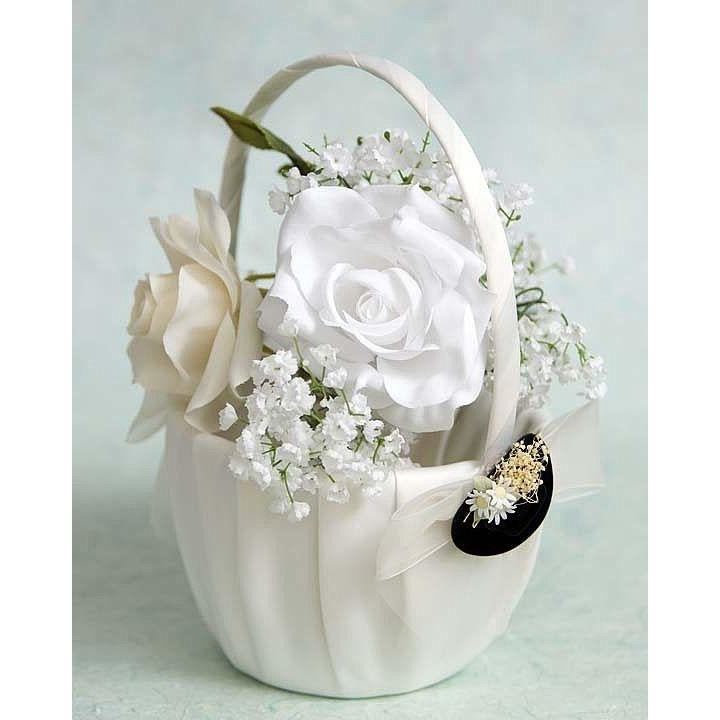 Cowboy Hat Western Wedding Flowergirl Basket - Wedding Collectibles