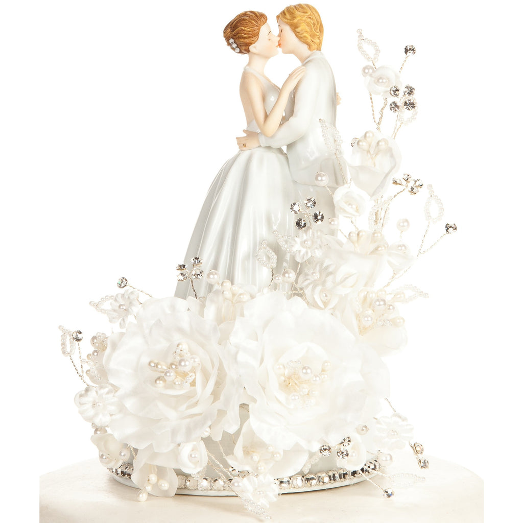 Crystal Romance Lesbian Gay Wedding Cake Topper - Wedding Collectibles