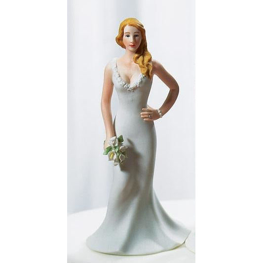 Curvy Bride Figurine Mix & Match Cake Topper - Wedding Collectibles