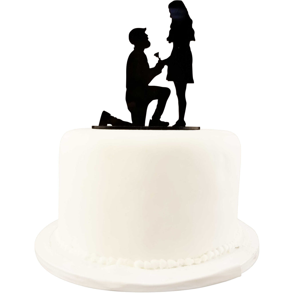 Custom Silhouette Cut Out Wedding Cake Topper - Wedding Collectibles