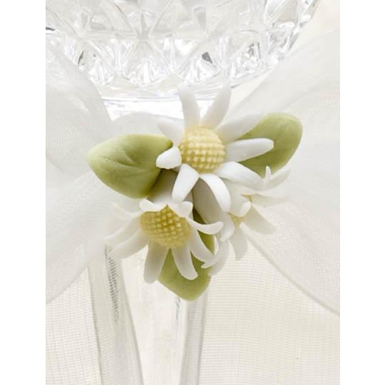 Daisy Bouquet Wedding Toasting Glasses - Wedding Collectibles