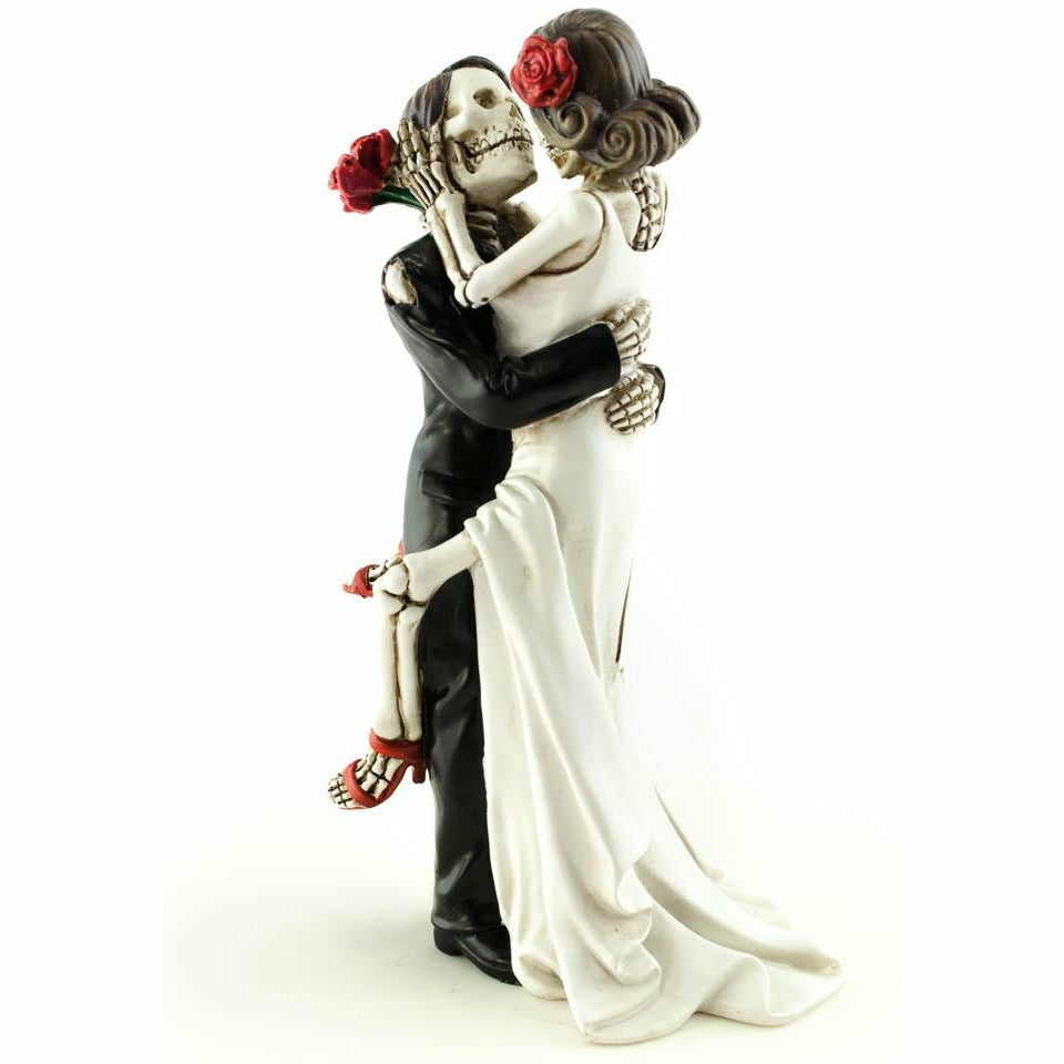 Day of the Dead Sexy Skulls Wedding Cake Topper - Wedding Collectibles