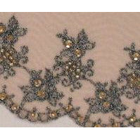 Dramatic Chocolate Embroidered Mantilla Lace Wedding Ring Bearer Pillow - Wedding Collectibles