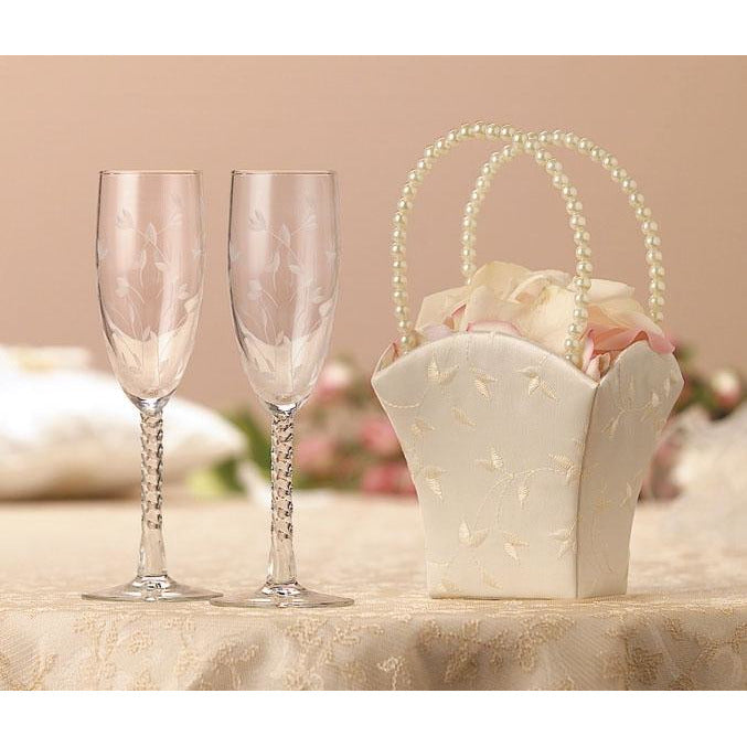 Elegance Flower Basket - Wedding Collectibles