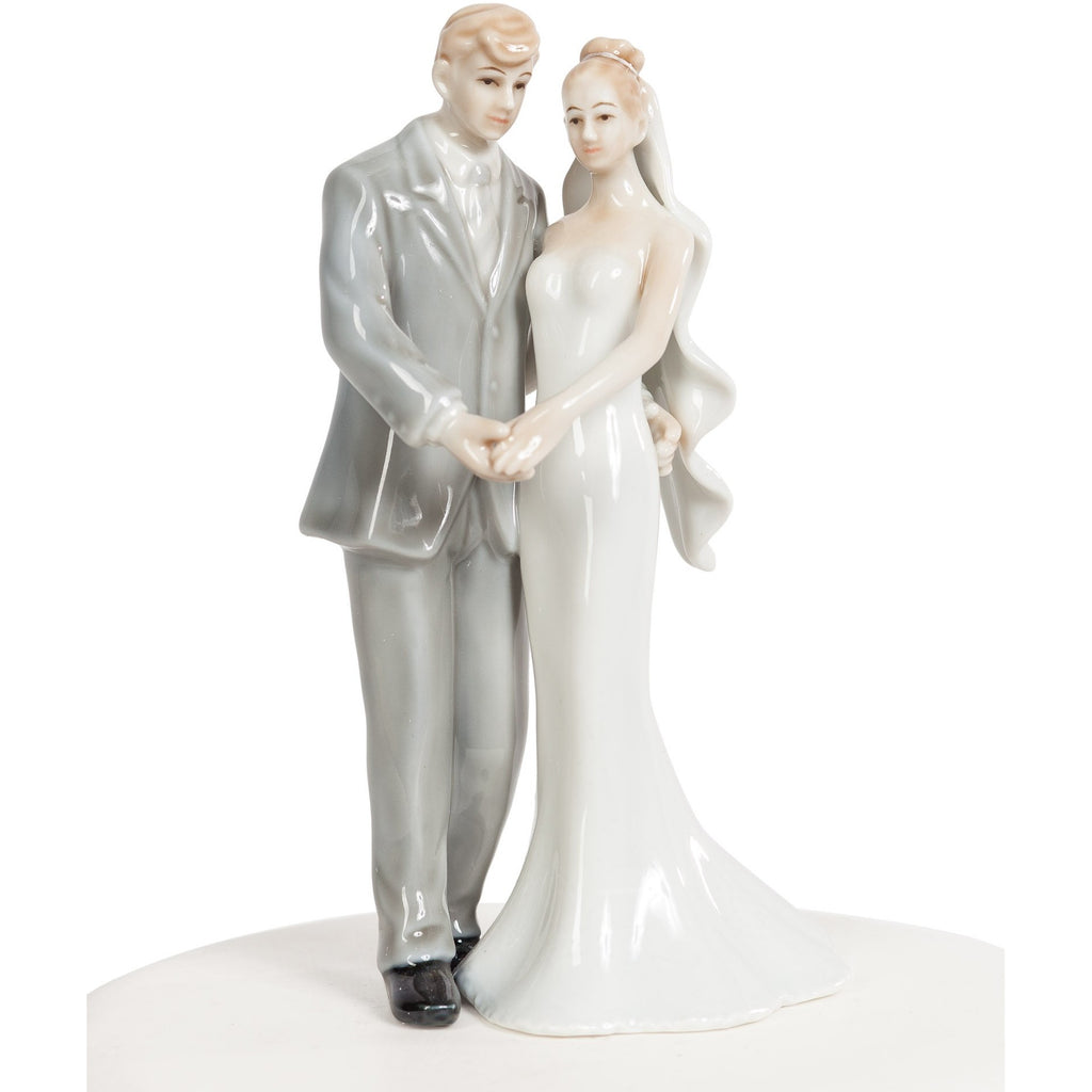 Elegant Porcelain Wedding Bride and Groom - Wedding Collectibles