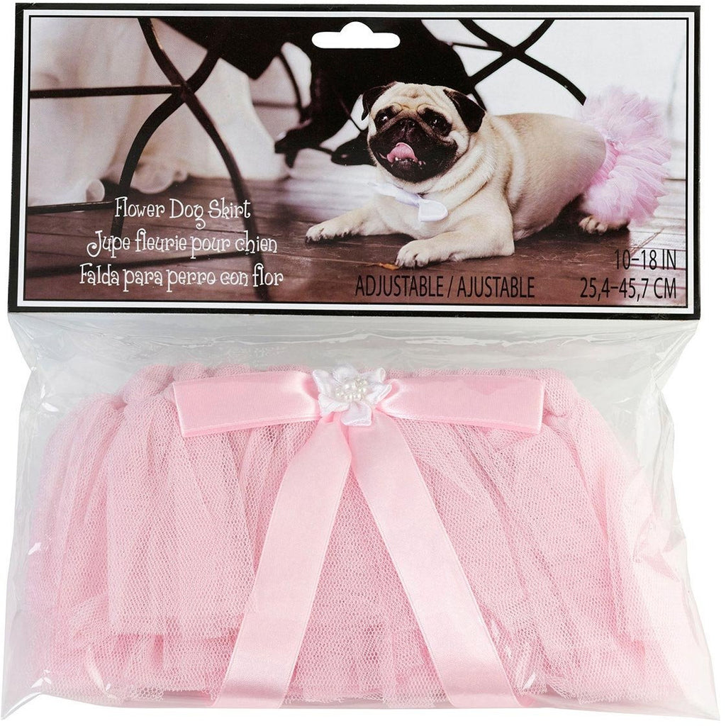 Flower Dog Skirt- Pink - Wedding Collectibles