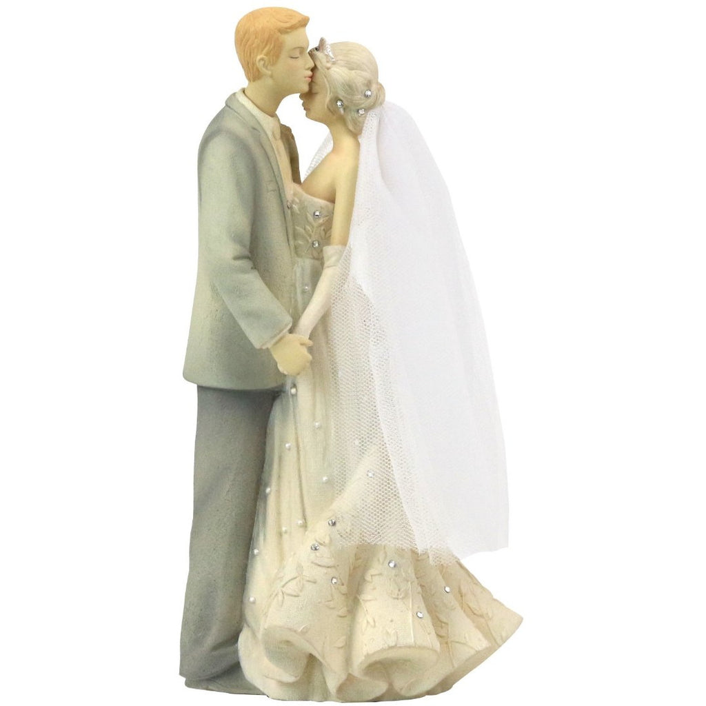 Foundations ® Everlasting Love Bride and Groom Wedding Cake Topper Figurine - Wedding Collectibles