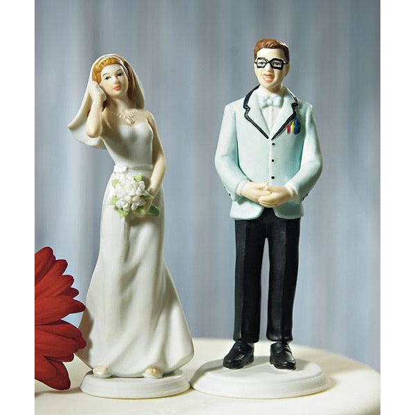 Geek Groom Mix & Match Cake Topper - Wedding Collectibles