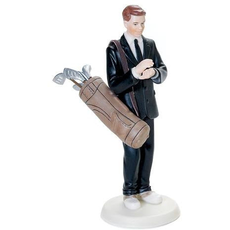 Golf Fanatic Groom Mix & Match Cake Topper - Wedding Collectibles