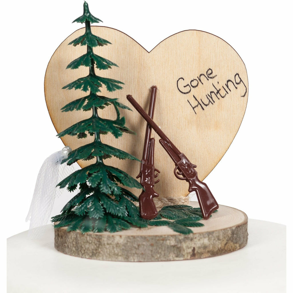 Gone Hunting Cake Top - Wedding Collectibles