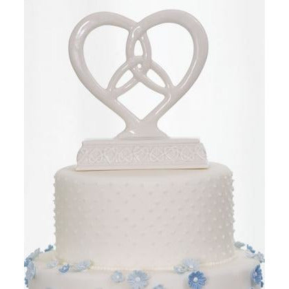 Heart Framed Trinity Knot Cake Top - Wedding Collectibles