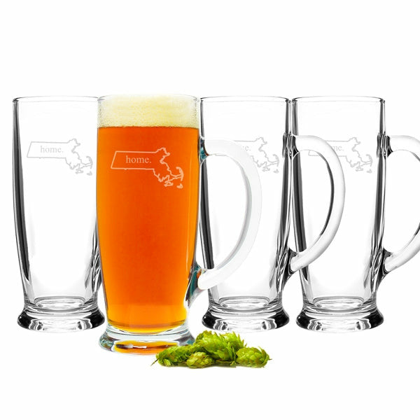 Home State Craft Beer Mugs (Set of 4) - Wedding Collectibles