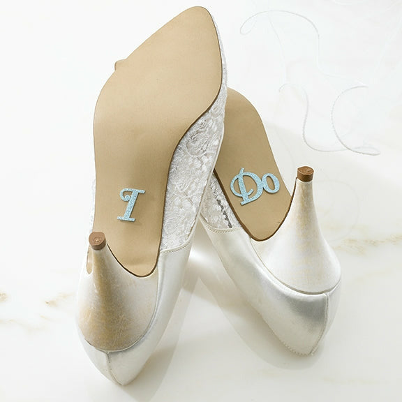 "I Do" Shoe Stickers - Wedding Collectibles