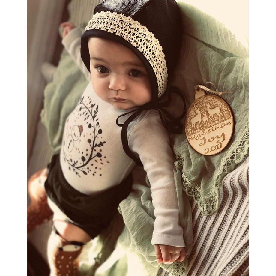 Personalized baby's first christmas 2025 outfit