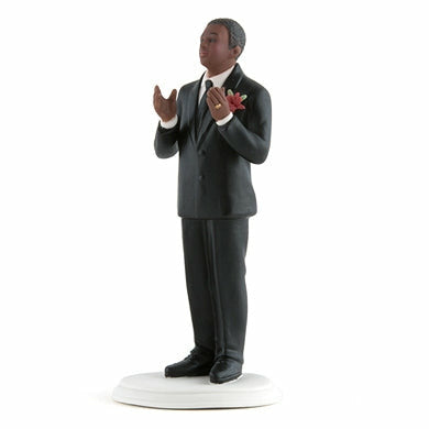 Interchangeable True Romance Interracial Bride And Groom Cake Toppers - Wedding Collectibles