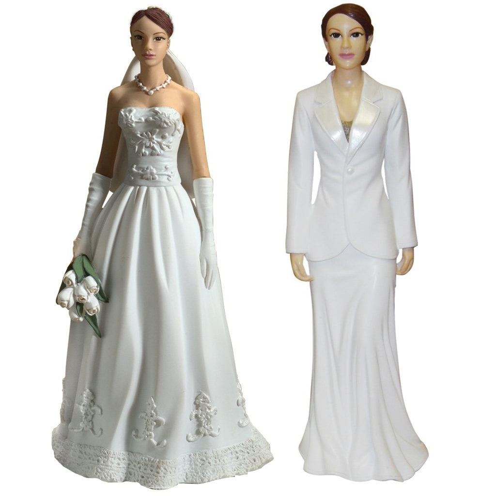 Gay Lesbian Wedding Cake Topper - Wedding Collectibles