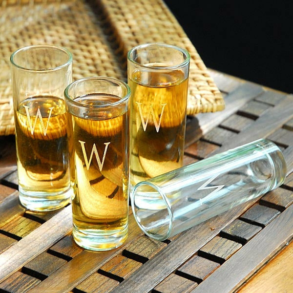 Island Shooter Glasses (Set of 4) - Wedding Collectibles